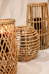 Rattan Lanterns Set