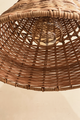 Rattan Cone Light