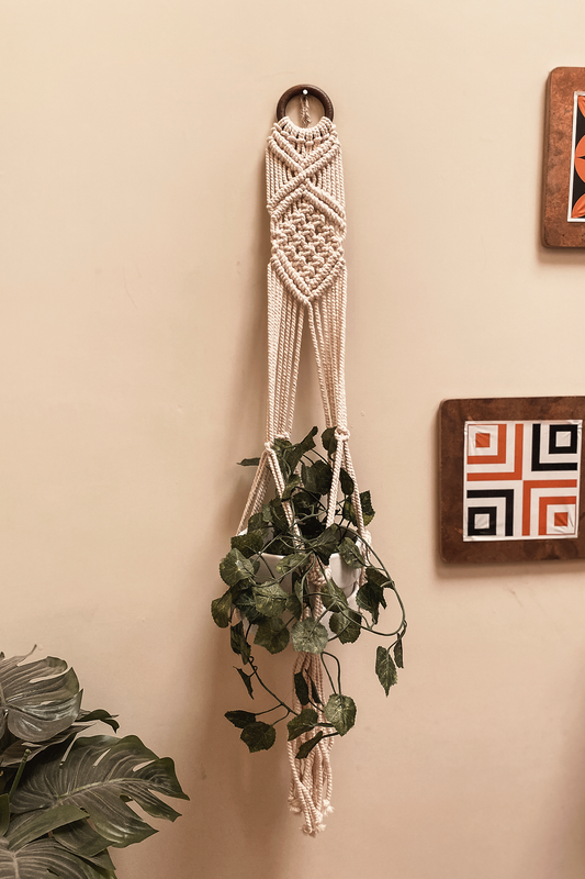 Macramé Hanging Planter - I