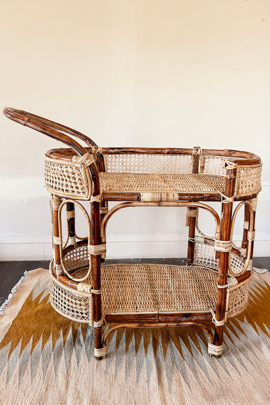 Rattan Bar Cart