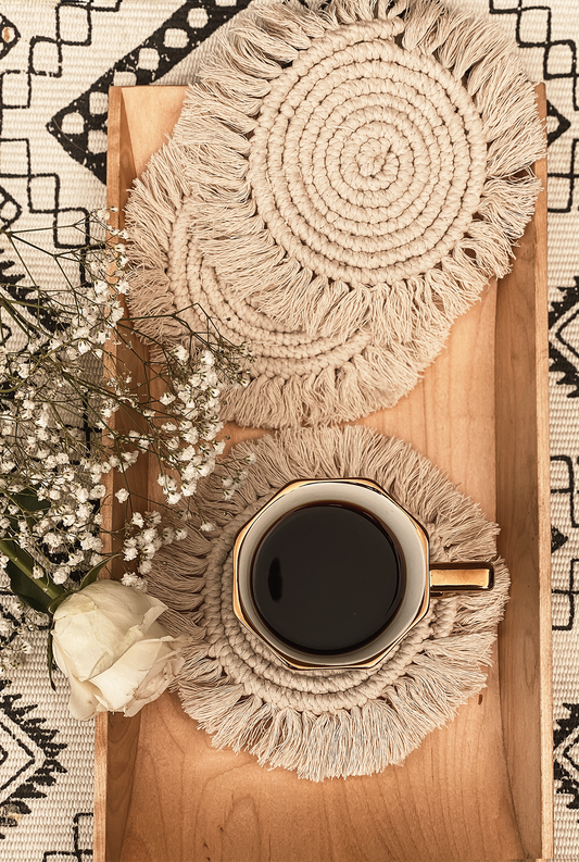 Macramé Coasters