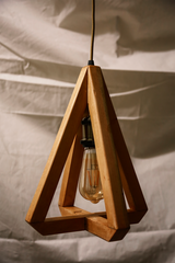 Wooden Diamond Light