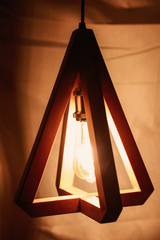 Wooden Diamond Light