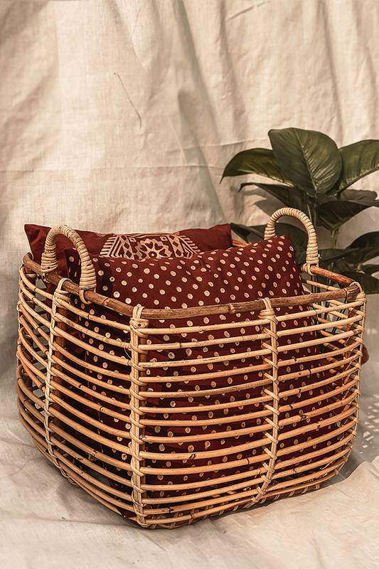 Square Cane Basket II