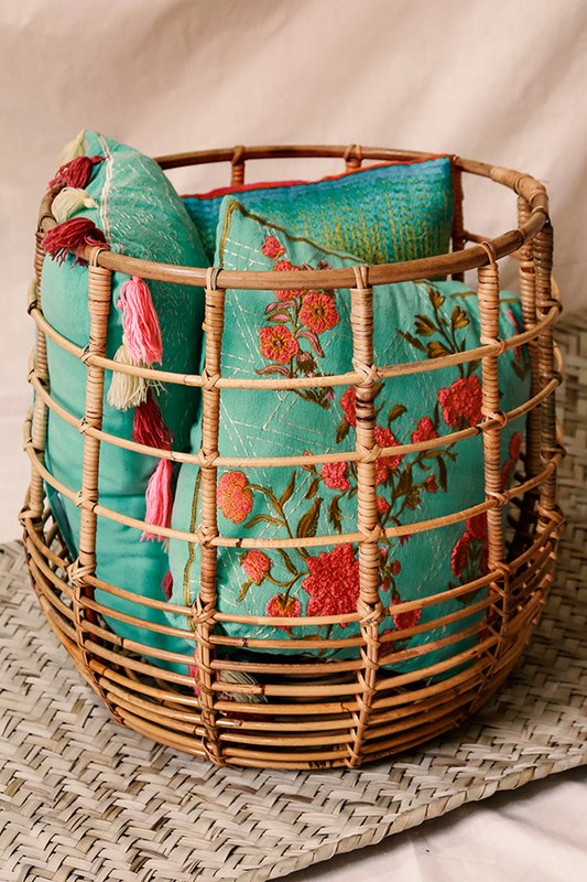 Round Cane Basket