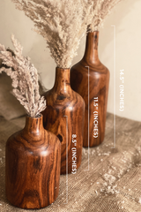 Sheesham Wooden Vases