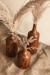 Sheesham Wooden Vases