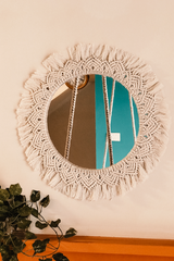 Macramé Mirror