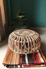 Rattan Pouf II