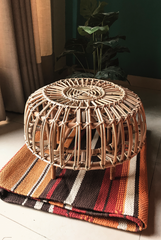 Rattan Pouf II